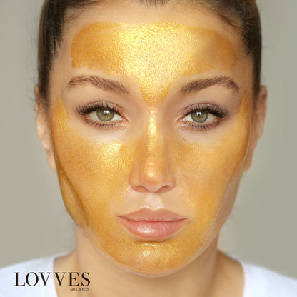 Maschera Viso Oro Illuminante