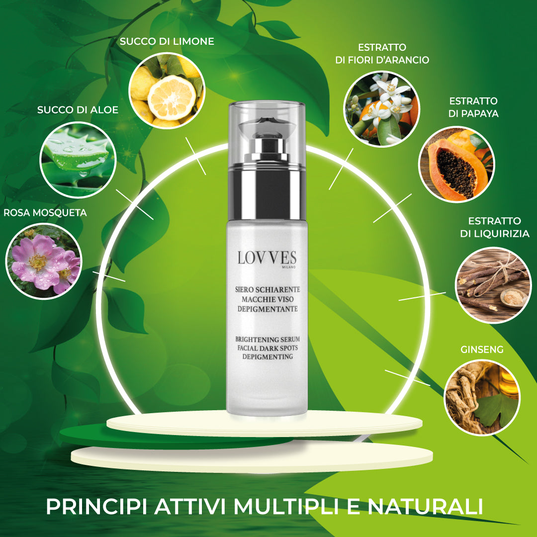 Siero Schiarente Macchie Viso Depigmentante