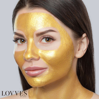 Maschera Viso Oro Illuminante