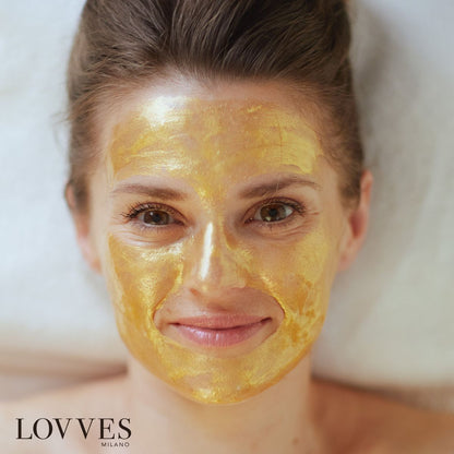 Maschera Viso Oro Illuminante