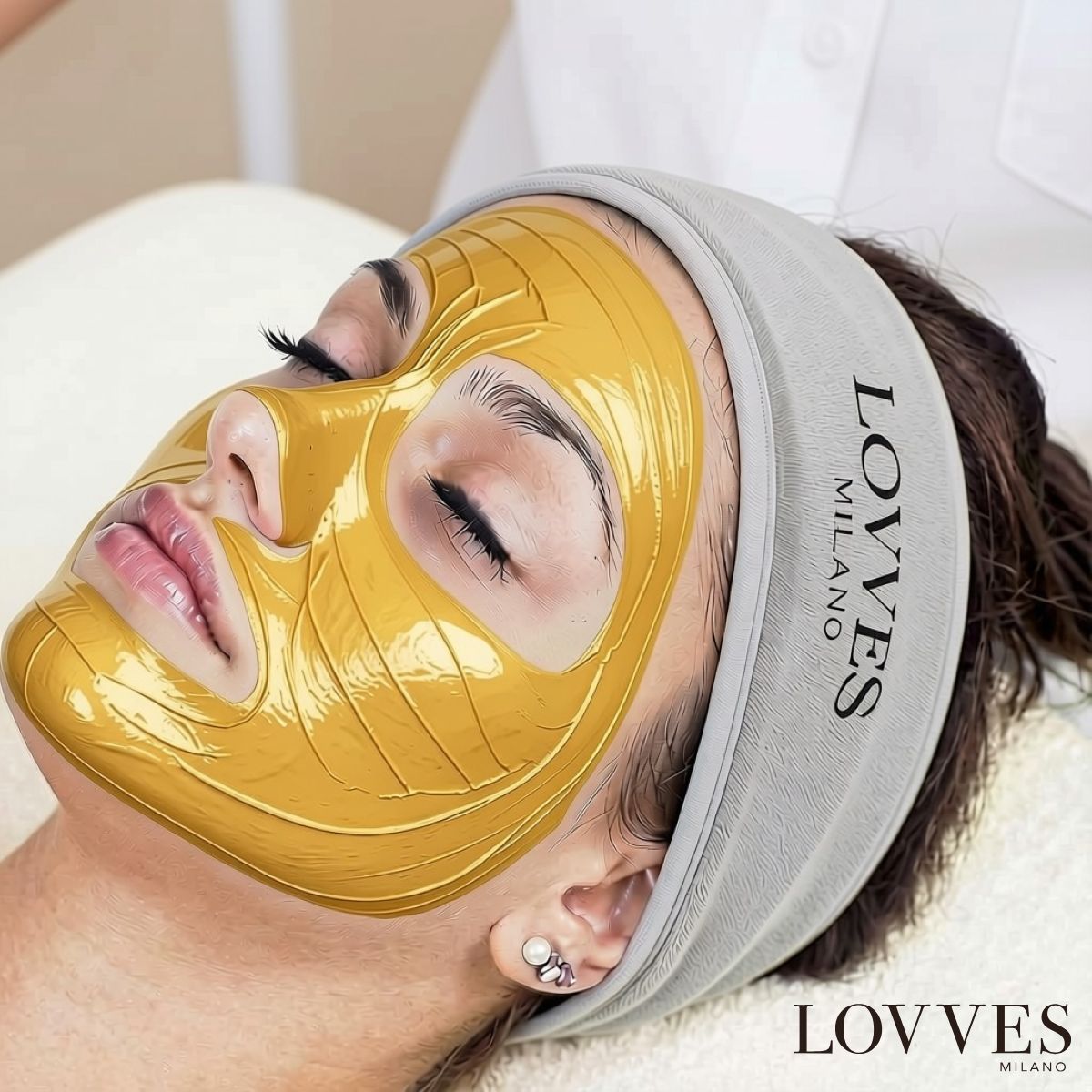 Maschera Viso Oro Illuminante