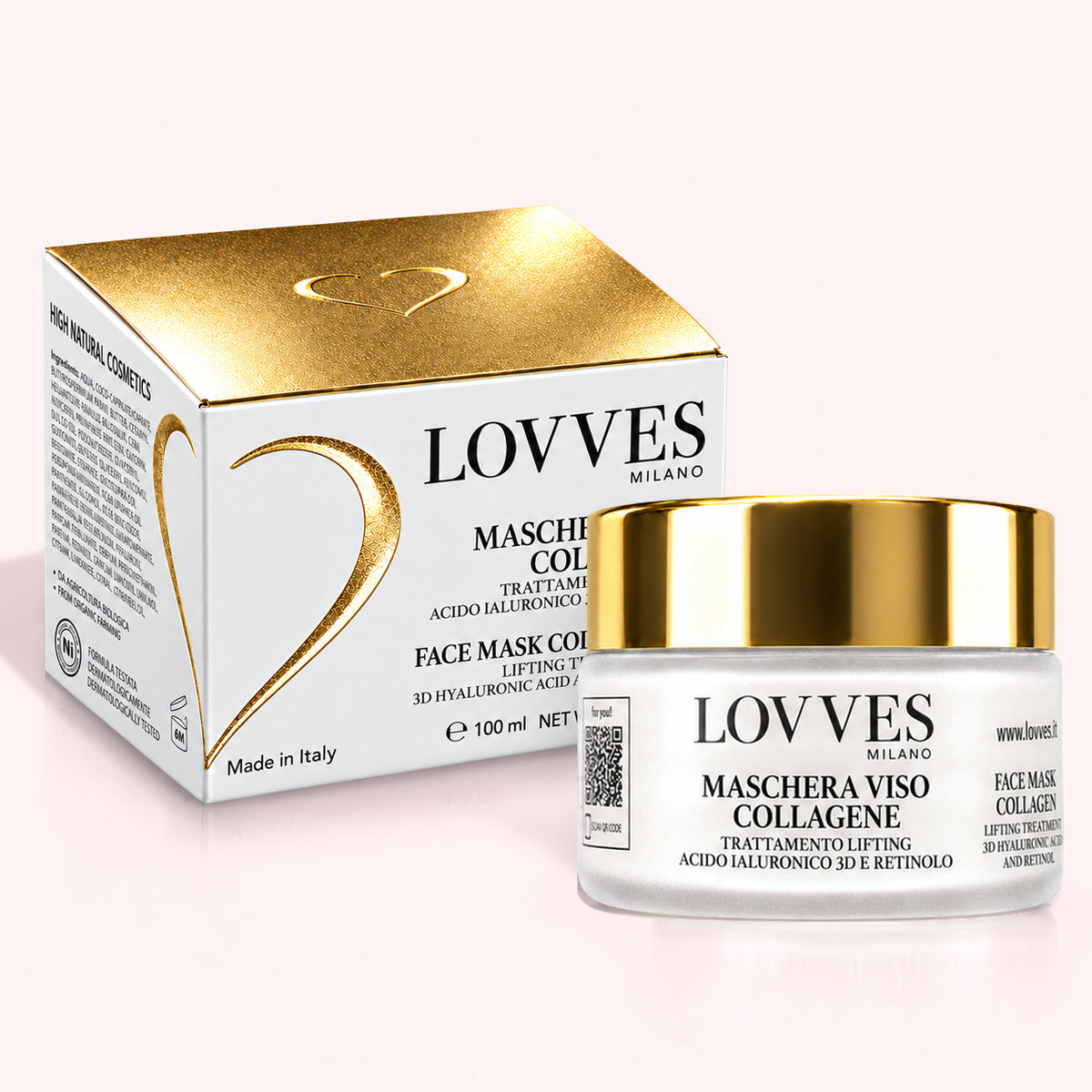 Maschera Viso al Collagene