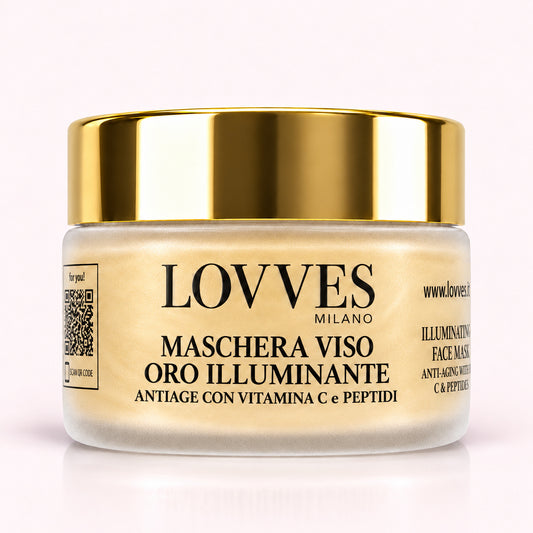 Maschera Viso Oro Illuminante